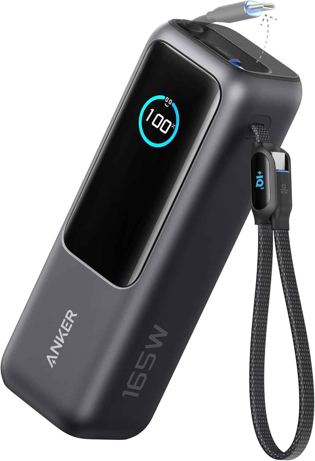 Anker Power Bank (25K, 165W, Built - In USB - C ), power banks
