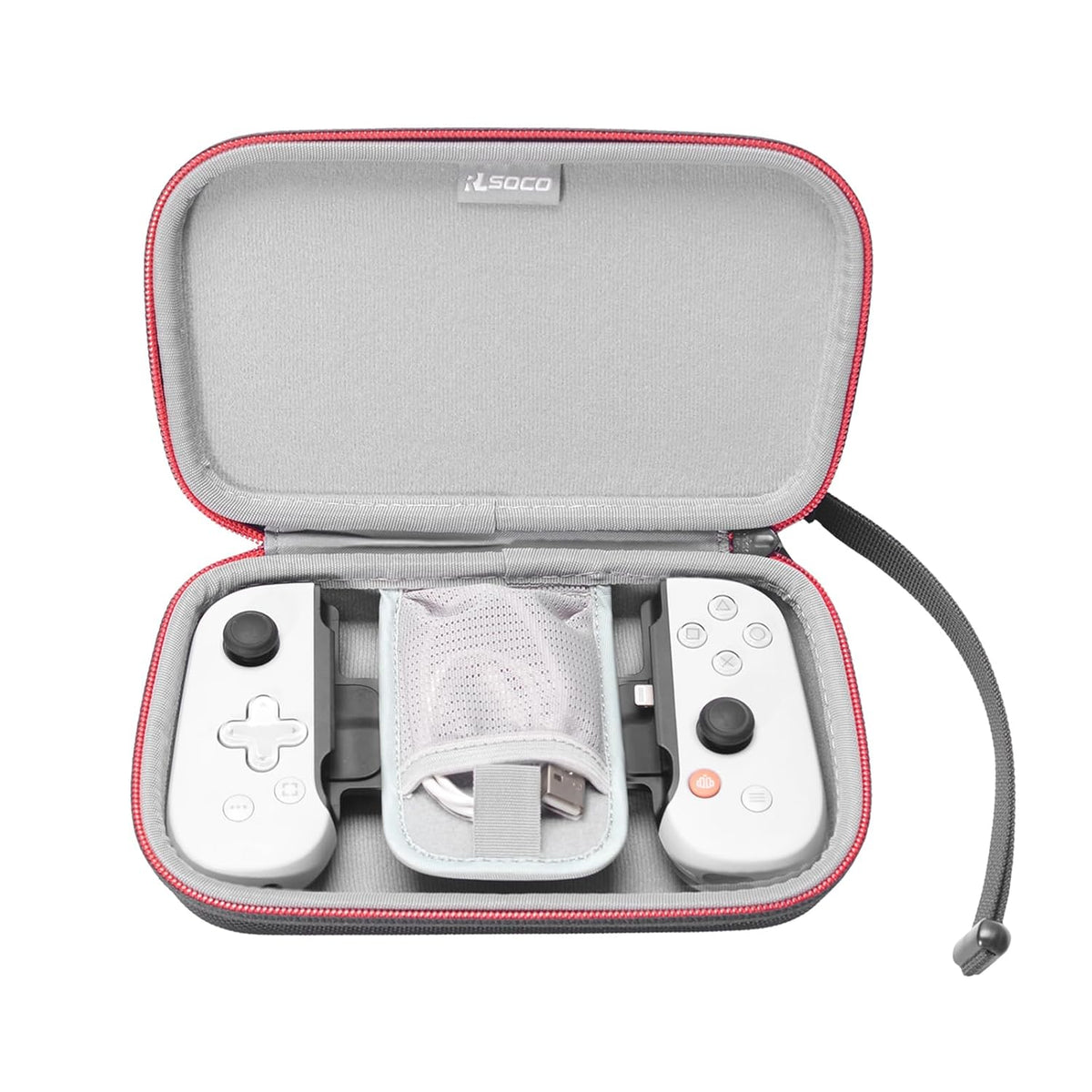 RLSOCO Carrying Case for BACKBONE One (2nd & 1st Gen) Mobile Gaming Controller | Compact Design with YKK Zipper & Scratch Protection (Case Only)