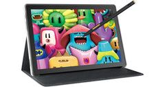 HUION Kamvas Slate 10 Drawing Tablet, 4096 Levels Pressure Sensitivity , 1920x1200 FHD+ resolution, An ideal gift for kids and beginners, encouraging creativity and learning.
