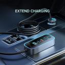 Mcdodo CC-1900 107W 4-Port USB + Type C Car Charger with Digital Display