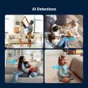 EZVIZ 3K 5MP Security Indoor Camera Pan & Tilt, Color Night Vision, WDR, 360° Visual, Auto-Zoom Tracking, Smart Human/Motion Detection, 2-Way Calling with Touch Button, Auto-Patrol Mode | H6c G1 3K