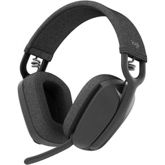 Logitech Zone Vibe 100 Wireless (Bluetooth 5.2) Over-Ear Lightweight Professional Headset, Dual Omni-Directional Noise Canceling Microphones, USB-C Charging, For Win, macOS, iOS, Android - Graphite | Zone Vibe 100 | - CompuMe