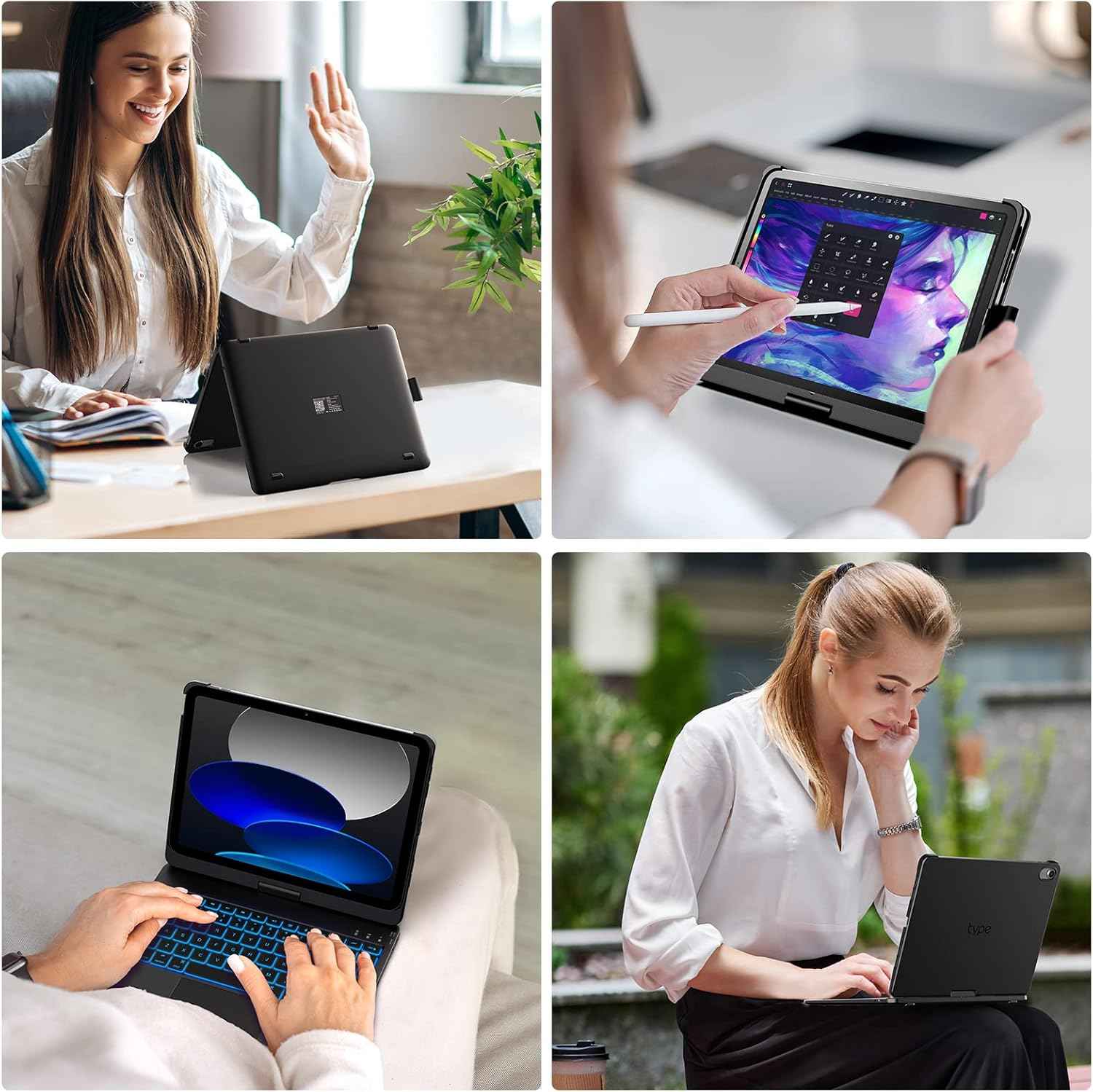 Touch gaming keyboard for computer setup
