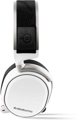 SteelSeries Arctis Pro Wireless - Gaming Headset - Hi-Res Speaker Drivers - Dual Wireless (2.4G & Bluetooth) - Dual Battery System - White