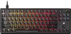K70 CORE TKL RGB Tenkeyless Mechanical Wired Gaming Keyboard – Pre-Lubed MLX Red v2 Linear Switches, SOCD, ABS Double-Shot Keycaps, Sound Dampening, 1000Hz Polling, QWERTY NA – Black