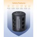AUKEY PA-S14 PowerHub XL, 12 AC Outlet Surge Protector, 6 USB Ports, Vertical AC & USB Power Strip, 2m Cord