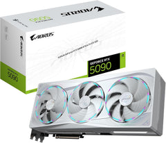 AORUS GeForce RTX 5090 Stealth ICE 32G Graphics Card, 32GB 512-bit GDDR7, PCIe 5.0, WINDFORCE Cooling System, Versatile VGA Holder, GV-N5090AORUSST ICE-32GDVideo Card