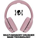 Skullcandy Crusher 540 Active Wireless Bluetooth Headphones with Multi-Sensory Bass, Noise Isolating Over-Ear Fit, Sweat and Water Resistant, 40 Hours Battery, Microphone for iPhone Android - Coal