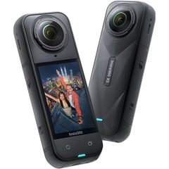 Insta360 X5 - Waterproof 8K 360° Action Camera, Leading Low Light, Invisible Selfie Stick Effect, Rugged and Replaceable Lens, 3-Hour Battery, Built-in Wind Guard, Stabilization, Triple AI Chip Design | Insta360 X5 |