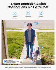 Video Doorbell WiFi Camera - Wired 2K Outdoor, 5G&2.4G WiFi, 4:3 Wide View Angle, Smart Detection, Local Storage, No Subscription Front Door Home Security, Customized Reolink Chime