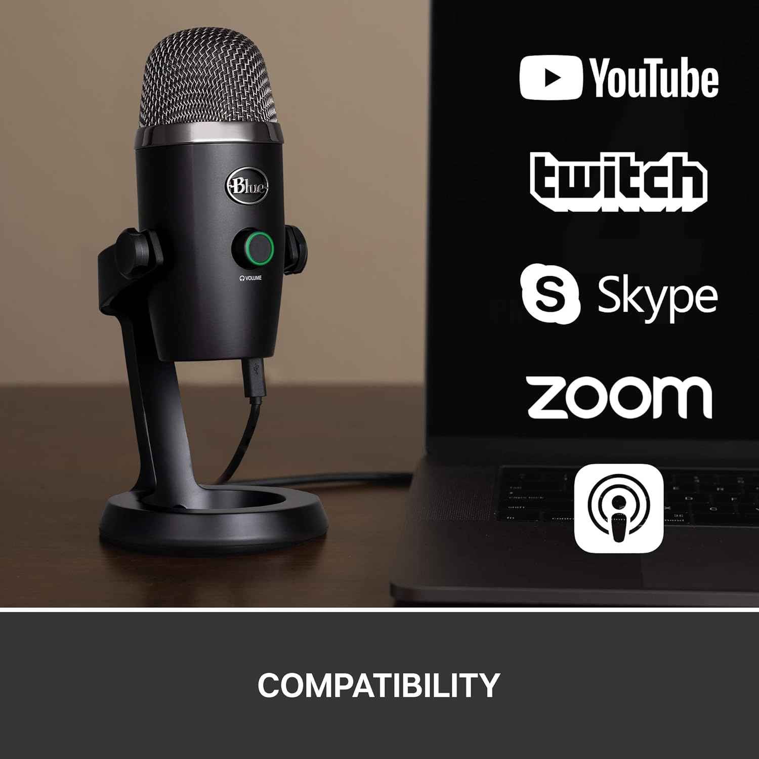 Logitech microphone for audio recording