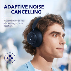 by Anker Space Q45 Adaptive Active Noise Cancelling Headphones, Reduce Noise by Up to 98%, 50H Playtime, App Control, LDAC Hi-Res Wireless Audio, Comfortable Fit, Clear Calls, Bluetooth 5.3