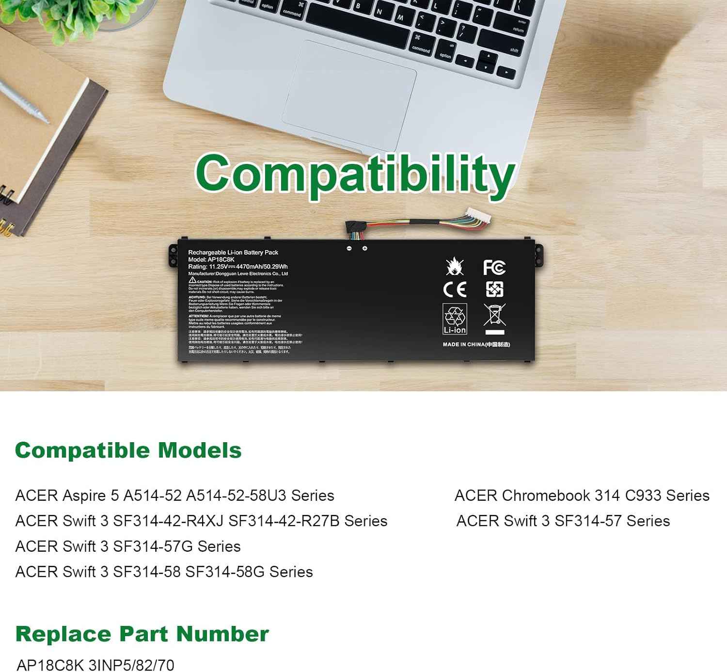 ACER A514 - 52 - 58U3 laptop for portable computing