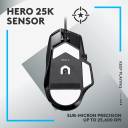 Logitech G502 X Wired Gaming Mouse - LIGHTFORCE hybrid optical-mechanical primary switches, HERO 25K gaming sensor