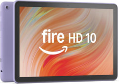 Like-New Amazon Fire HD 10 Tablet (32GB Lilac) + Standing Cover (Lilac)