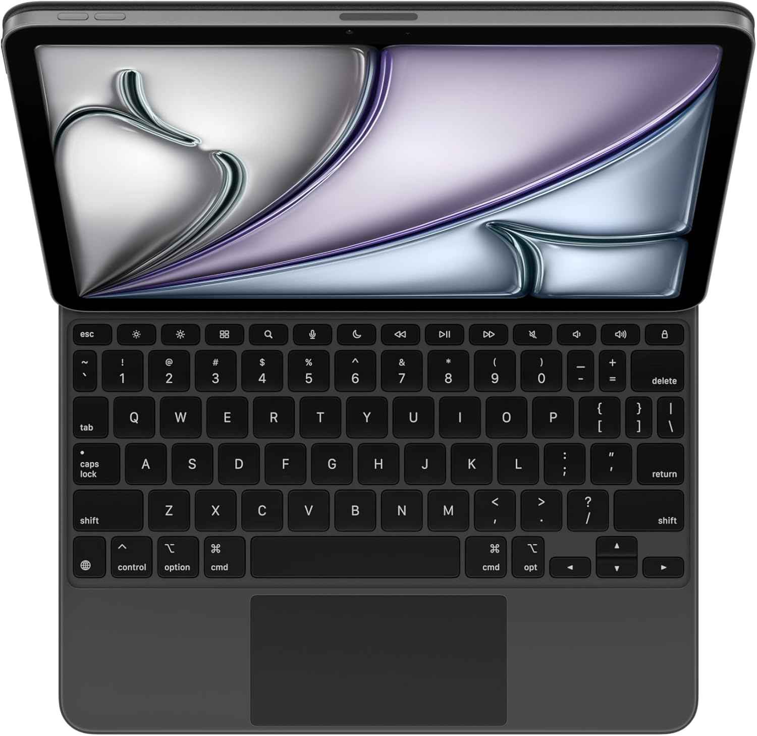 Magic Keyboard: Keyboard and Case for iPad Air 11-inch (M2, M3, and M4) and iPad Air (4th and 5th Generation), US English — White