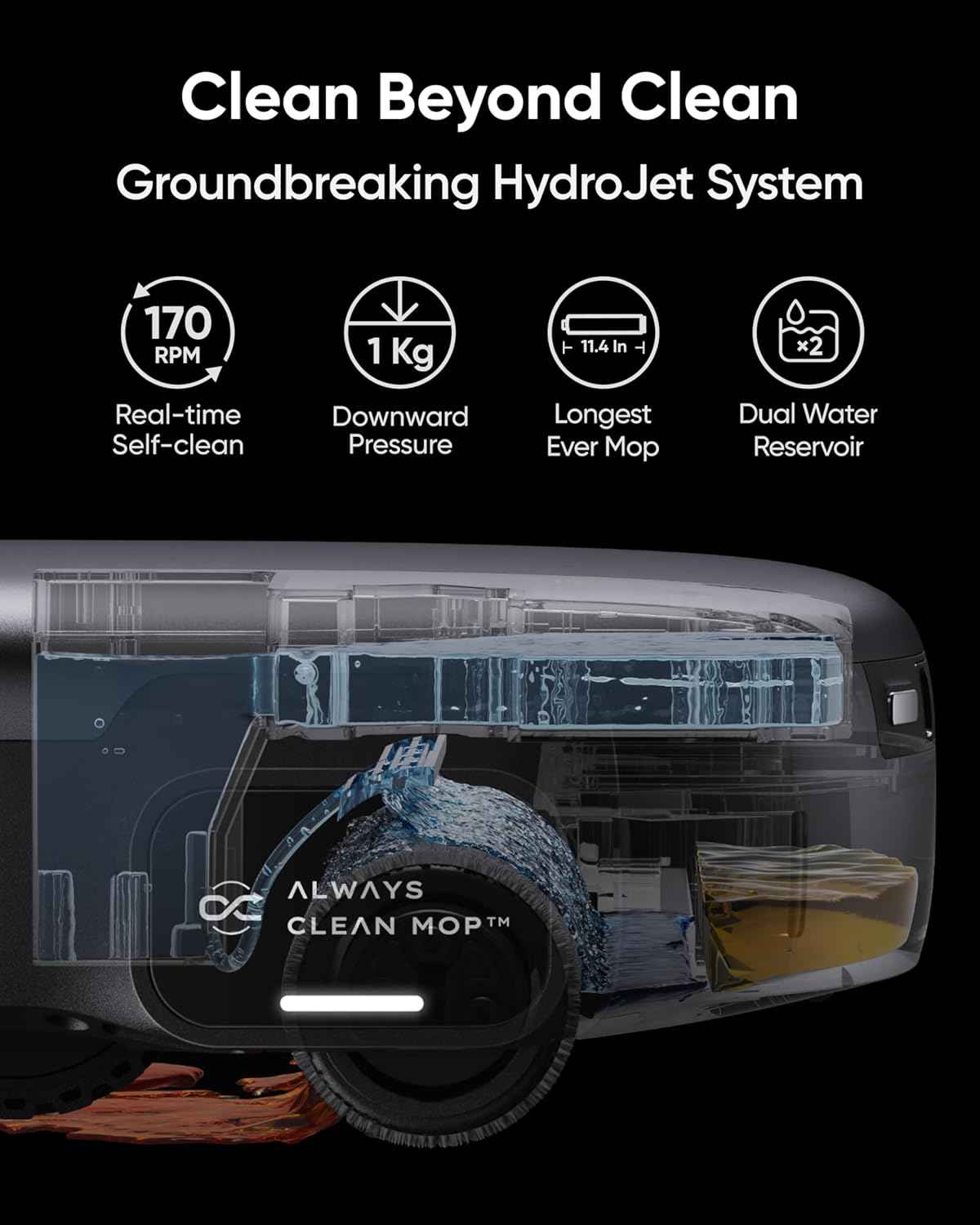 Anker Eufy Robot Omni S1 PRO ,Vacuum and Mop Combo,Self-Emptying