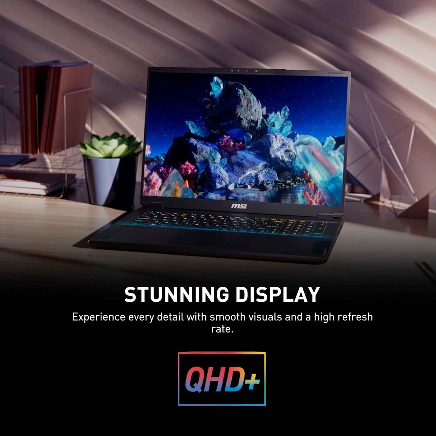 Stealth 18 AI Studio 18” 240Hz QHD+ Gaming Laptop: Intel Ultra 9-185H, NVIDIA Geforce RTX 4080, 32GB DDR5, 1TB NVMe SSD, Cooler Boost 5, Win 11: Black A1VHG-019US