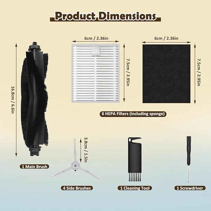 Eufy robot vacuum accessories for electronics hardware