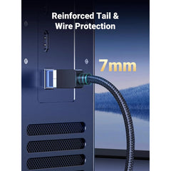 UGREEN Cat 8 Ethernet LAN Cable (3m) – 40Gbps | 2000MHz | Braided & Shielded (S/FTP) | 80432