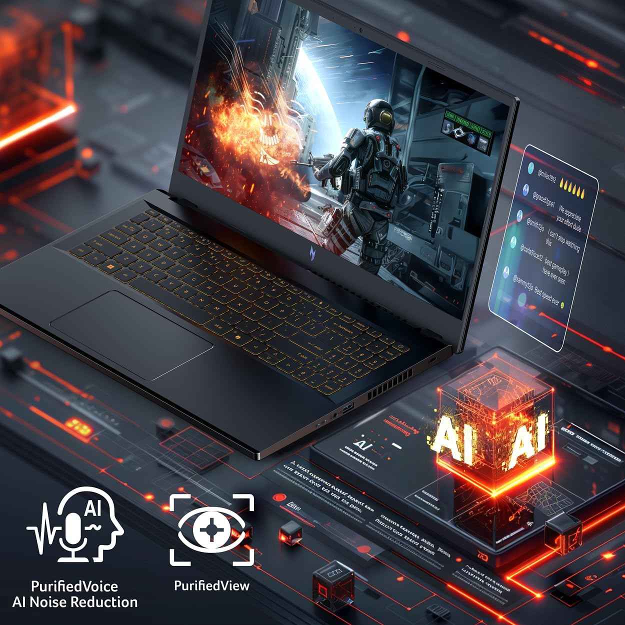 Nitro ANV15 - 52 - 586Z laptop for portable computing