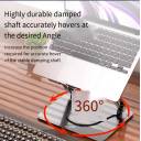 Laptop Stand laptops with 360°Rotating Base and Removable Magnetic Cooling Fan, Dual Pivot Fully Foldable and Adjustable