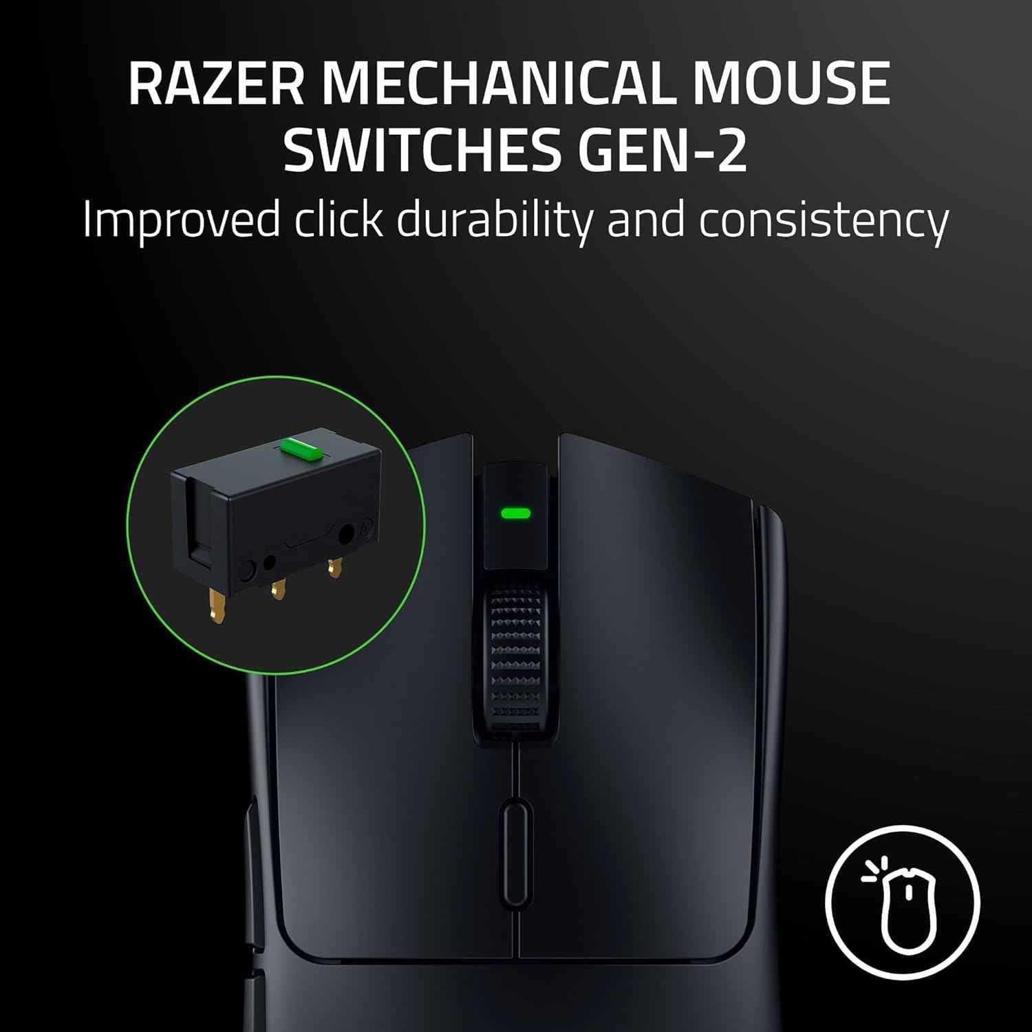 Viper Sensor - Gen - 2 wireless mechanical gaming mouse for computer setup