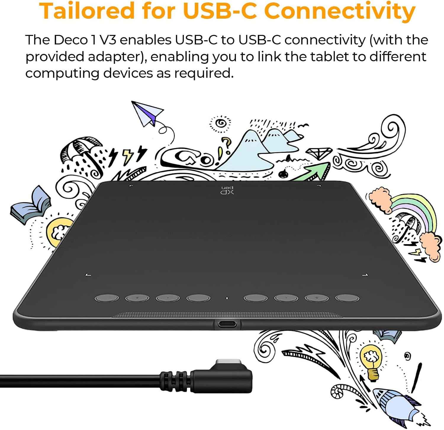XPPen Updated Tablet - 16384 for portable computing