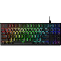 HyperX Alloy Origins Core TKL Mechanical Gaming Keyboard, Macro Customization, Compact Form Factor, RGB LED Backlit, Fully Aluminum Body, Tactile HyperX Aqua Switch | Alloy Origins Core TKL | - CompuMe