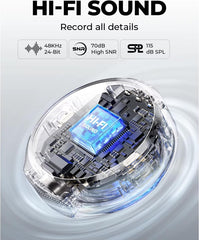 Hollyland Lark M2 Wireless Microphone for iPhone/Camera/Android/PC,48kHz/24-bit High Fidelity Audio,1000ft Range,Noise Cancelling,40H Use for YouTube,Vlog,Streaming,Video Recording(Camera Version)