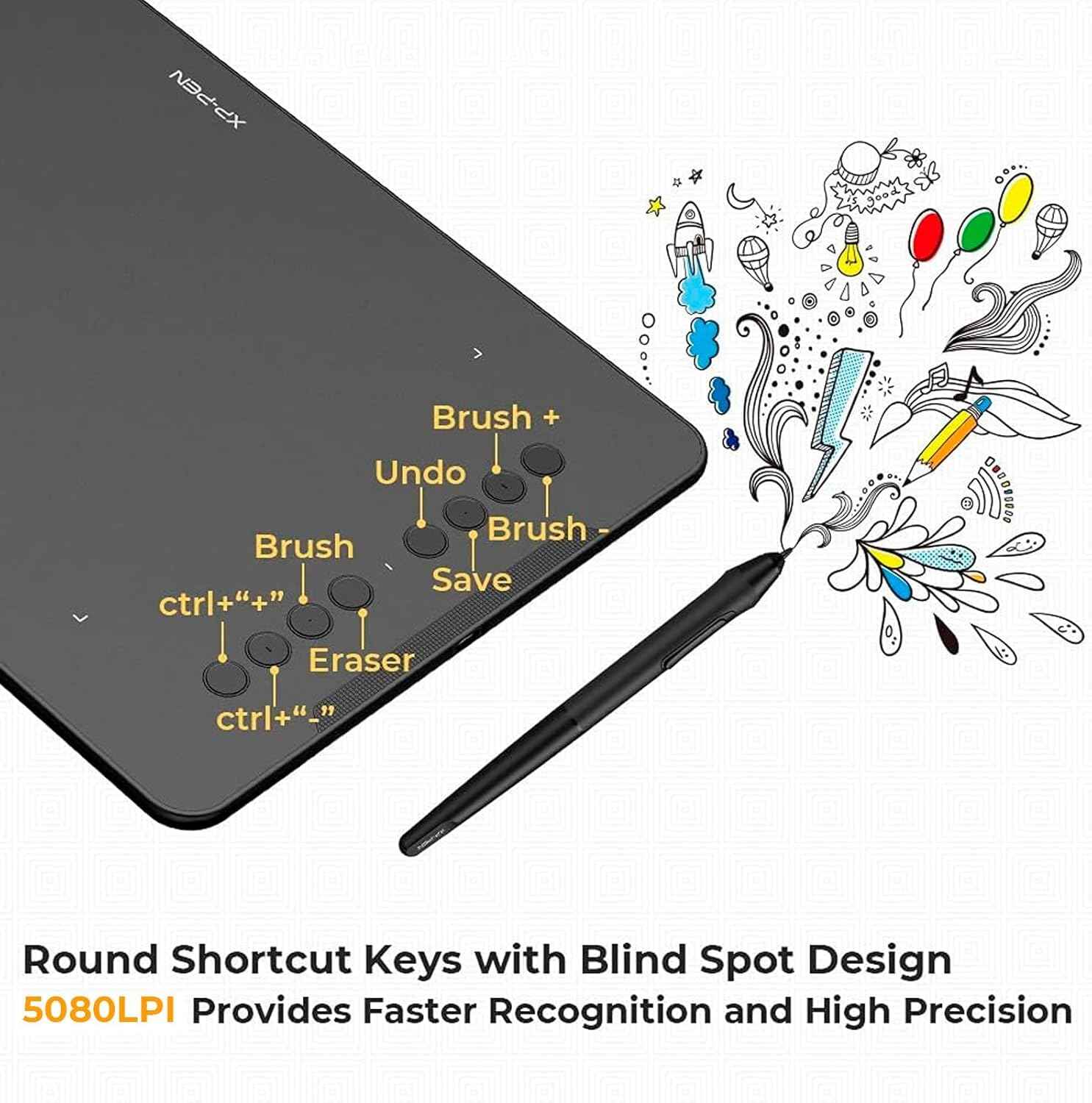 XPPen Updated Tablet - 16384 for portable computing
