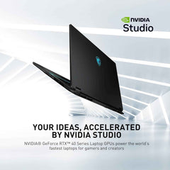 Stealth 18 AI Studio 18” 240Hz QHD+ Gaming Laptop: Intel Ultra 9-185H, NVIDIA Geforce RTX 4080, 32GB DDR5, 1TB NVMe SSD, Cooler Boost 5, Win 11: Black A1VHG-019US