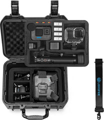 Waterproof Hard Case for Gopro Hero 13/12/11/10/9/8, LIT Hero, Hero 4K, Gopro Volta,Media Mod,Creator Edition, and More Accessories(Case Only)