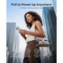 Anker Nano Portable Charger, 10000mAh 45W Max Compact Power Bank, Travel Essential Phone Battery Pack with 2.3 ft InstaCord Retractable Cable for iPhone 17/16 Series, iPad, Galaxy, Pixel, and More - 18 Month Warranty