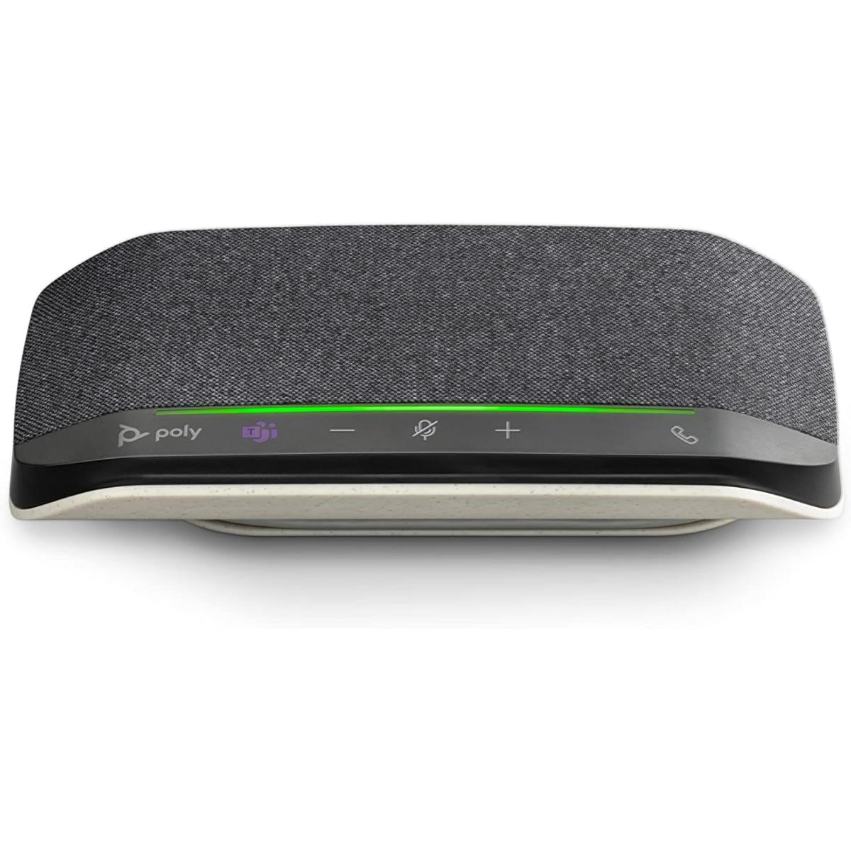 Poly Sync 10 USB Wired Plug-and-Play Speakerphone , Microsoft Teams Certified, Noise & Echo Reduction, Dual Microphone Array For Windows & macOS, IP64 Dust & Water-Resistant Microsoft, Zoom | 77P34AA |
