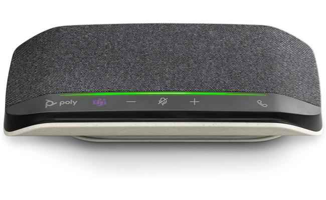 Poly Sync 10 USB Wired Plug-and-Play Speakerphone , Microsoft Teams Certified, Noise & Echo Reduction, Dual Microphone Array For Windows & macOS, IP64 Dust & Water-Resistant Microsoft, Zoom