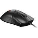 MSI CLUTCH GM31 LIGHTWEIGHT Gaming Mouse - 12000 DPI Optical Sensor, Right-Handed, 60M+ Click OMRON Switches, 6-Buttons, FriXionFree Cable, 1ms Latency, RGB Mystic Light, 58g