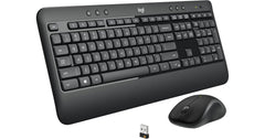 Logitech MK540 Advanced Wireless Keyboard & Mouse Combo 2in1 (2.4GHz), Sleek & Comfortable Spill-Resistant Design, Full-Size Keyboard w/ Programmable Keys & Palm Rest, Optical Mouse - PC/Laptop