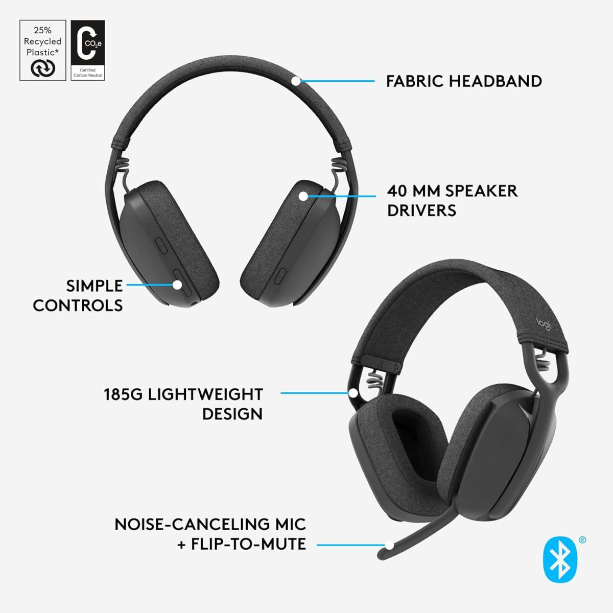 Logitech Vibe 100 wireless Bluetooth microphone for audio recording