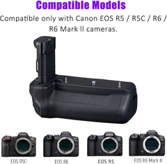 BG-R10 Vertical Camera Battery Grip for Canon EOS R5 R5C EOS R6 R6 Mark II Camera,Replacement for Canon BG-R10 Battery Grip，Powered by LP-E6/LP-E6N/LP-E6NH Batteries for Stable Vertical Shooting