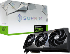 Gaming RTX 5080 16G SUPRIM SOC Graphics Card (16GB GDDR7, 256-bit, Extreme Performance: 2760 MHz, DisplayPort x 3 2.1a, HDMI 2.1b, NVIDIA Blackwell Architecture)