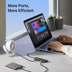 UGREEN USB 3.0 Hub 4 Ports – Ultra Slim USB-A Splitter for Laptop & PC