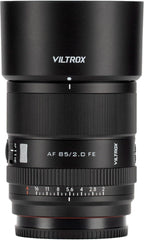 AF 85mm F2.0 EVO FE Full Frame Lens for Sony E Mount, 85mm f/2 Auto Focus Prime STM Portrait Lens, Compatible with Sony E-Mount Cameras a7III a7IV a7RV A7CR FX3 ZV-E10 a6700 a6600 a6500 a6400