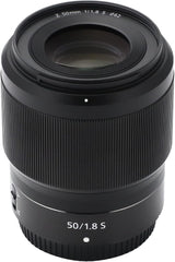Nikkor Z 50MM F/1.8 S Full Size Lens for Nikon Z S Series FX/35mm Black [Nital Card: 4 Year Warranty]