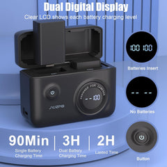 Upgrade EN-EL25 EN-EL25A Battery Compatible for Nikon Z50 ZFC Z30 Z FC Camera Charger Case 4241 ENEL25 Battery, MH-32 Charger