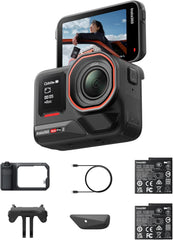 Ace Pro 2 Xplorer Pro Bundle - 8K Waterproof Action Camera Co-Engineered with Leica, 1/1.3" Sensor, Dual AI Chip, Leading Low Light, Xplorer Grip Pro Kit for Street Photography