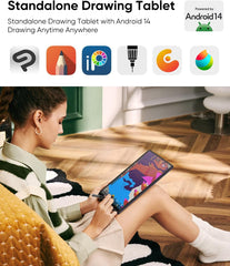 XPPen Standalone Drawing Tablet No Computer Needed Magic Drawing Pad with 16384 Pressure Levels Artist Drawing Glove