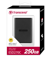 Transcend ESD270C External Solid State Drive - 250 GB