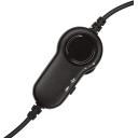 Logitech H151 Wired Headset, Analog Stereo Headphones with Rotating Noise-Cancelling Microphone, 3.5 mm Audio Jack, In-Line Controls