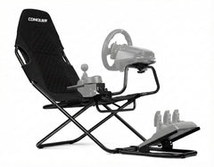 Conquer Racing Simulator for Logitec, Thrustmaster, Fanatec, Portable Folding Race Sim Cockpit for G920 G29 G923, T248X T248 T300 T150 458 TX Simagic Moza Xbox PS5 PS4 PC Logitec G Flight
